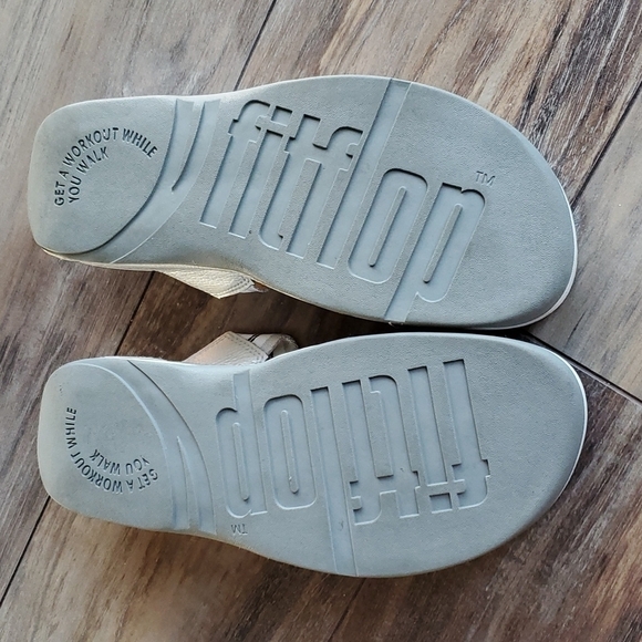 Fitflop Womens Platform Flip Flop Sandals sz 10 shoes - Picture 7 of 10